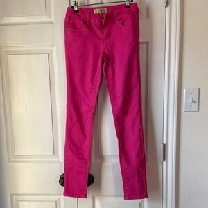 Hybrid & Company Vibrant Pink Skinny Jeans